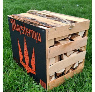 02 Ящик дров вільха 28*31*23см - фото