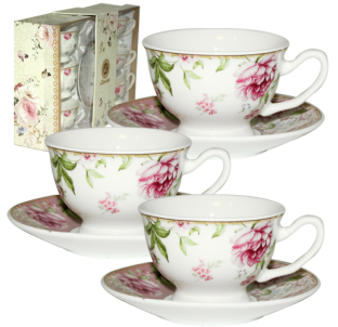 020-12-06 Набір кавовий 12 пр. Шенонсо (чашка 80мл, блюдце 10,5см) - фото