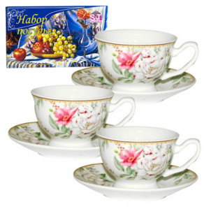 020-12-07/У Набір кавовий 12 пр. Патісьер (чашка 80мл, блюдце 10,5см), в універсальній коробці - фото