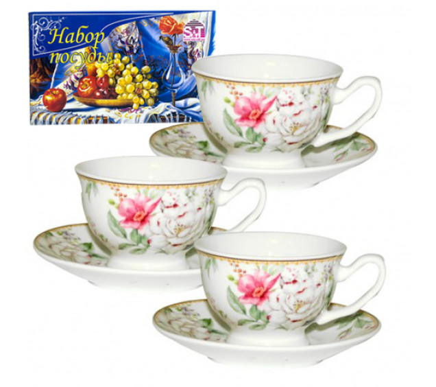 020-12-07/У Набір кавовий 12 пр. Патісьер (чашка 80мл, блюдце 10,5см), в універсальній коробці - фото