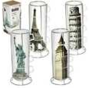 021-04-03 4 чашки на стійці Міста 360мл - фото