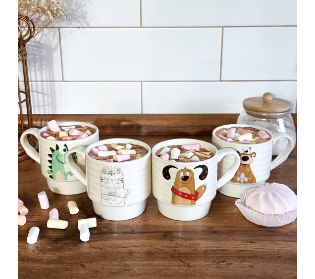 021-04-20 Набір чашок 4шт 320мл - фото 1