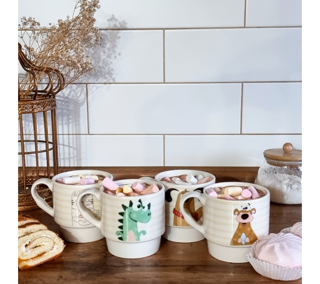 021-04-20 Набір чашок 4шт 320мл - фото 2