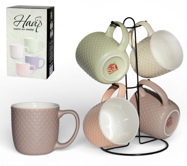 021-04-13 Набір чашок 350мл  TOCHKA - фото