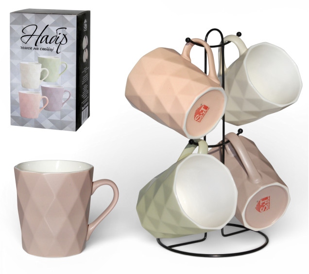 021-04-14 Набір чашок 350мл GRANI - фото