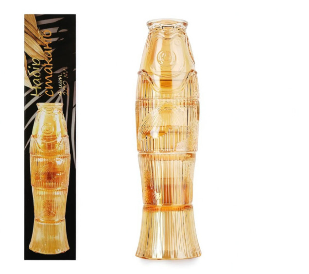 021-05-01 Набір стаканів 4шт GOLD TOWER 200мл - фото