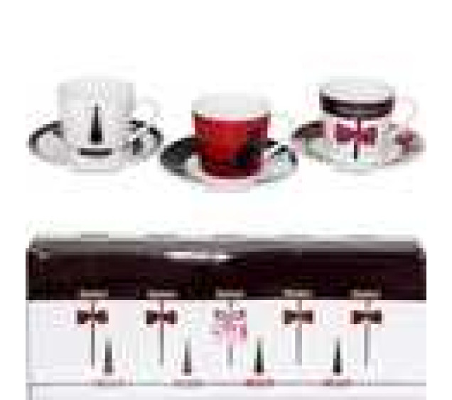 022-12-15 Сервіз кавовий 12пр. Кава модерн (150мл, бл.13см) - фото