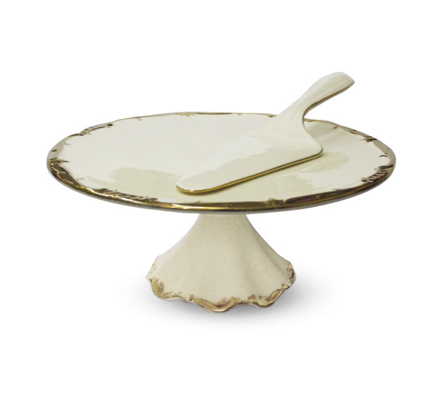 031-02-03/1 Набір для торта 2пр. Монсоро (27см/10см) (без коробки) - фото