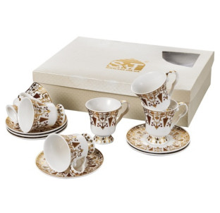 033-12-220 Сервіз чайний Золота соната 12пр. 220мл - фото