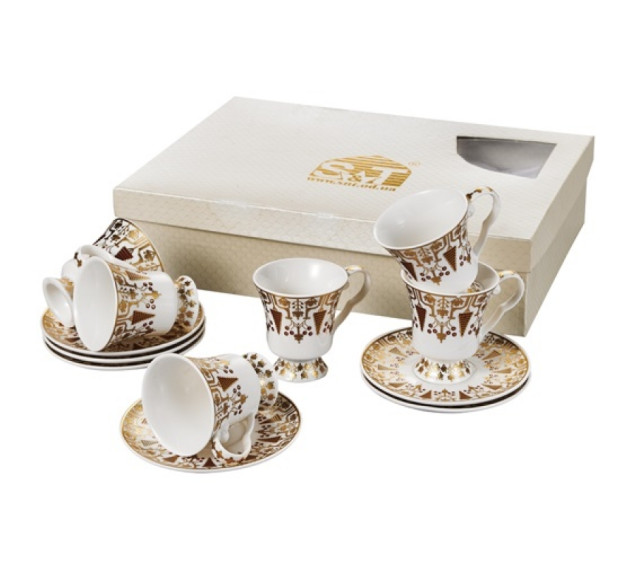 033-12-220 Сервіз чайний Золота соната 12пр. 220мл - фото