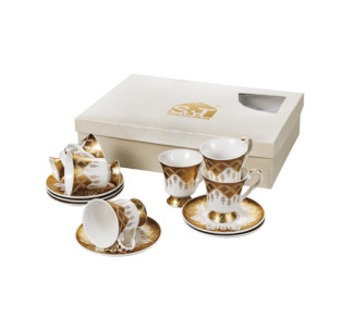 033-12-90 Сервіз кавовий Золота соната 12пр. 90мл - фото