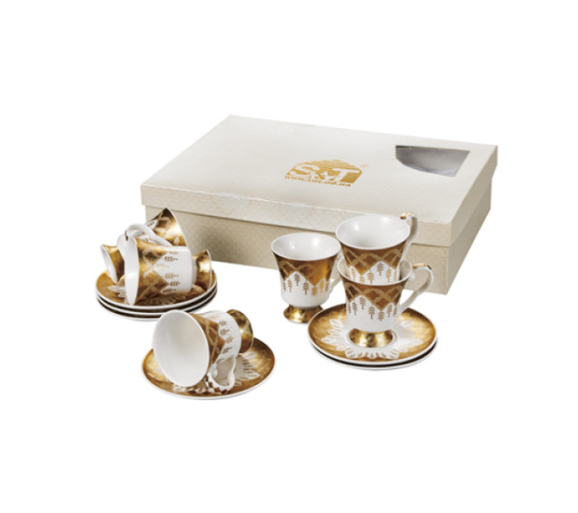 033-12-90 Сервіз кавовий Золота соната 12пр. 90мл - фото