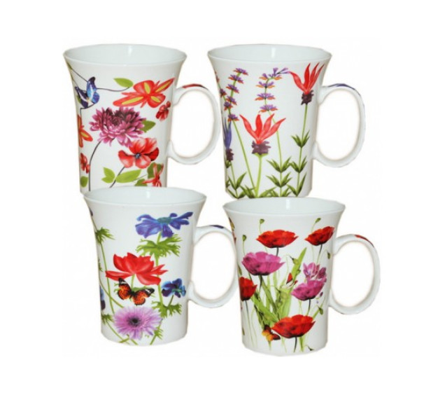 040-01-04 Чашка 360мл Польові квіти - фото