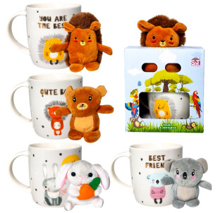 040-01-103 Чашка 400мл  М'яка іграшка - фото