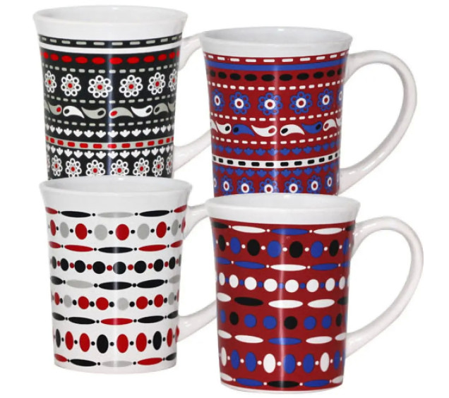 040-01-22 Чашка 300мл Народні візерунки - фото