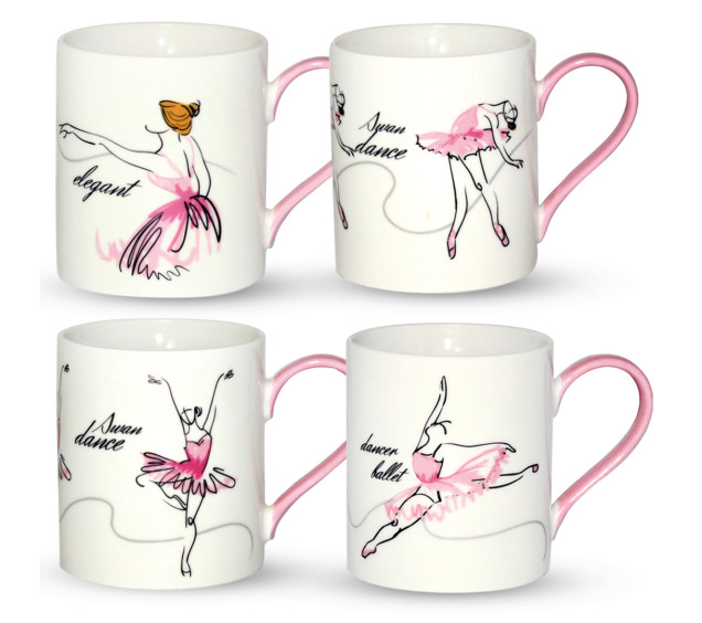 040-02-100/У Чашка Балерина 380мл без упаковки - фото