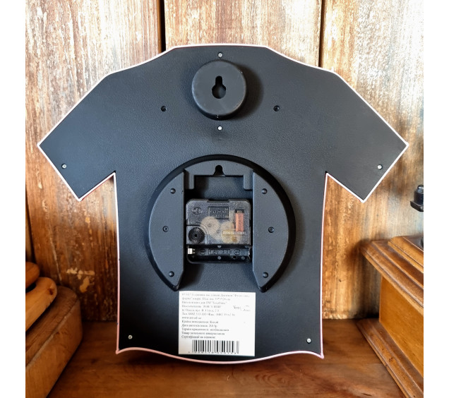 05-015 Годинник настінний Дитячий (Футбольна форма) кварц. Пластик (33*5*28) - фото 1