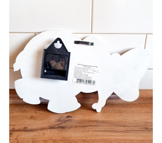 05-207 Годинник настінний Слоник дитячий МДФ 35*4,5*22см - фото 3