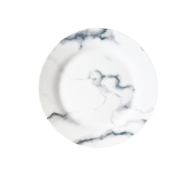 050-44-01 Тарілка 7,5' Білий мармур - фото