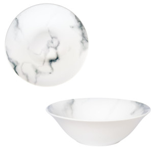 050-44-03 Салатник 6' Білий мармур - фото