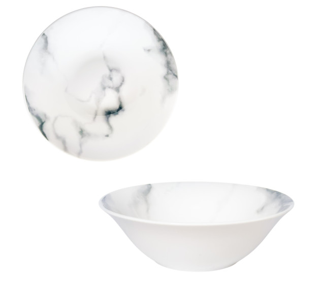 050-44-03 Салатник 6' Білий мармур - фото