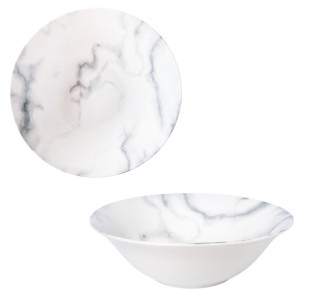 050-44-04 Салатник 7' Білий мармур - фото