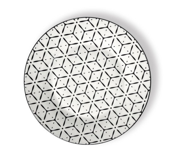 050-38-02 Тарілка 9" Вінтажний сапфір - фото