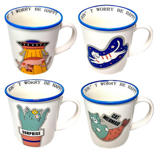 4160-65 Чашка Cat land 320 мл - фото