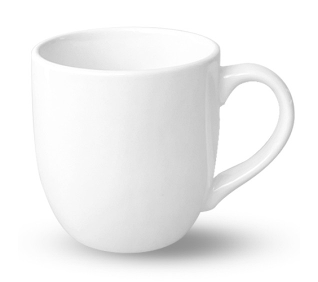 13625-02 Чашка біла 250мл (варіант) - фото