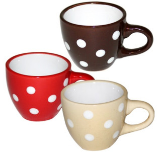 13650-13 Чашка Горошок 90мл - фото