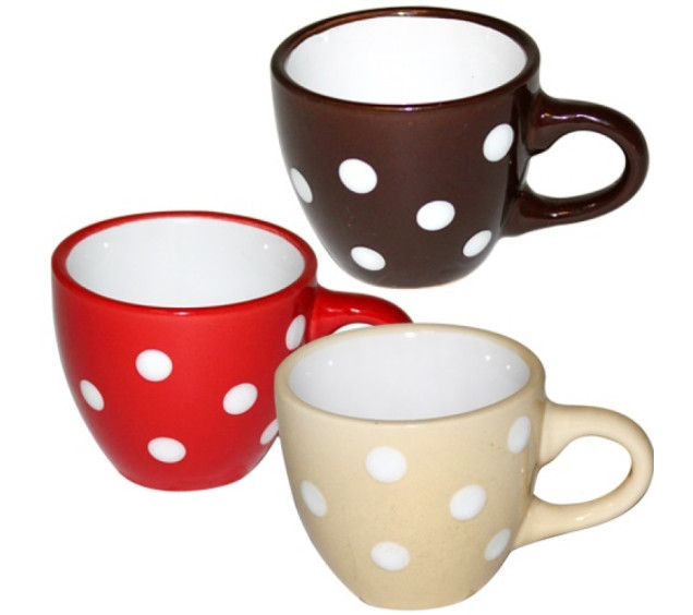 13650-13 Чашка Горошок 90мл - фото