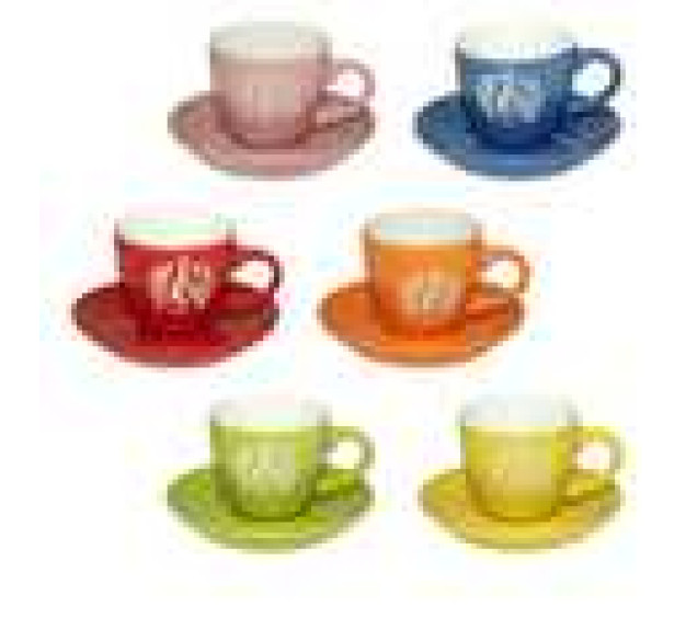 13650-3 Чашка з блюдцем (чашка-90мл, блюдце-11см) Фреш кава - фото