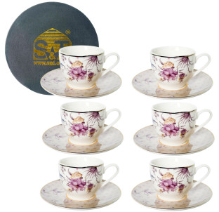 1452-00 Сервіз " Сіріус " кавовий 12пр. 100 мл - фото