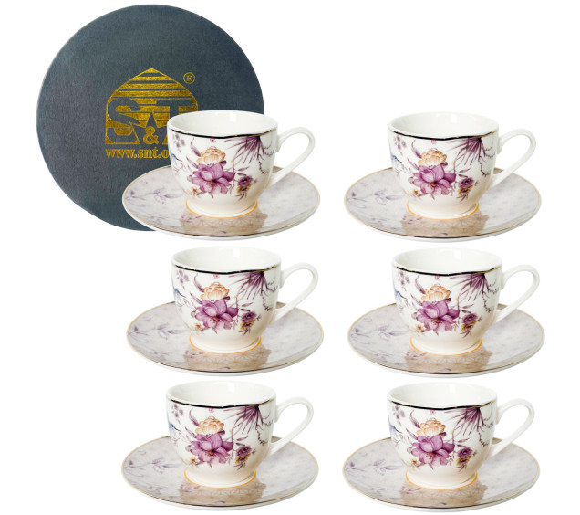 1452-00 Сервіз " Сіріус " кавовий 12пр. 100 мл - фото