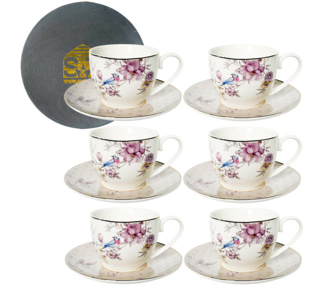 146-02-00 Сервіз " Кайям " чайний 12ел. 250 мл - фото