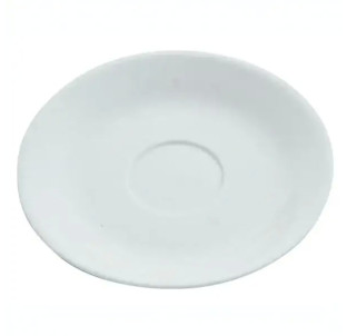 30065-00 Блюдце Біле 15см D1 (96) - фото