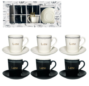 15102 Сервіз чайний 12пр. "Кав'ярня" 240 мл - фото