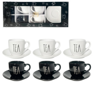 1517-18 Набір чайний 12пр. "Кав'ярня" 230 мл - фото