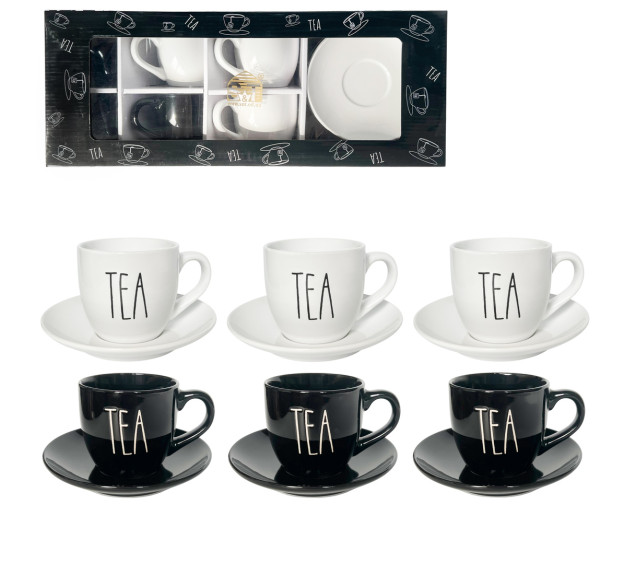 1517-18 Набір чайний 12пр. "Кав'ярня" 230 мл - фото