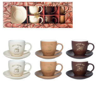 15303 Сервіз кавовий 12пр. "Кав'ярня" 100 мл - фото