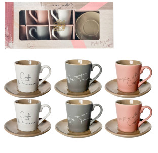 15304 Сервіз кавовий 12пр. "Кав'ярня" 140 мл - фото