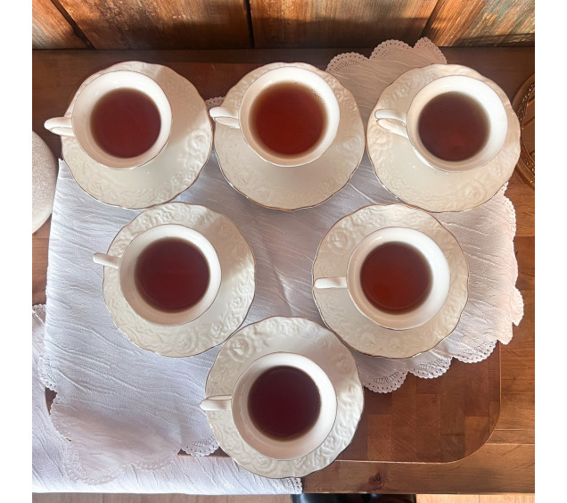 1717 Набір кавовий Біла ніч (чашка-80мл, блюдце-12см) - фото 2