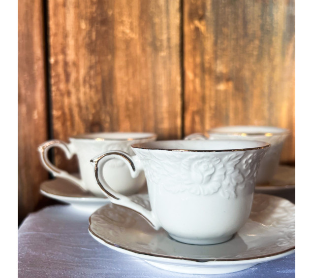 1717 Набір кавовий Біла ніч (чашка-80мл, блюдце-12см) - фото 3