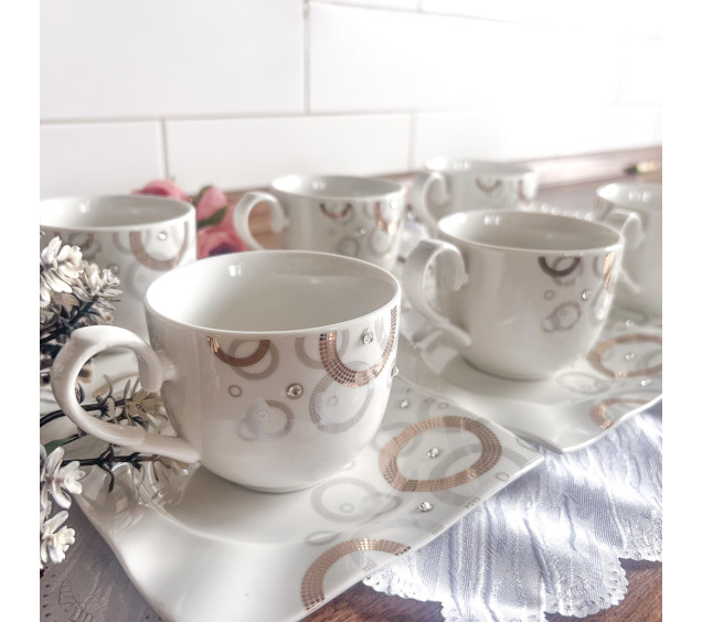 1750 Набір чайний 12пр. 230мл Кристали - фото 1