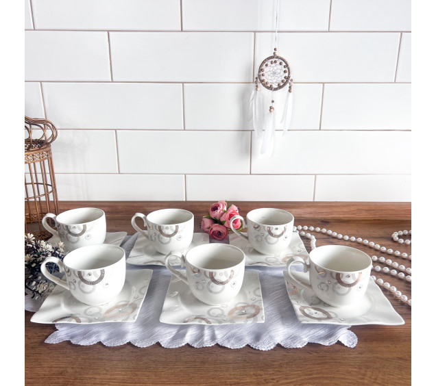 1750 Набір чайний 12пр. 230мл Кристали - фото 2