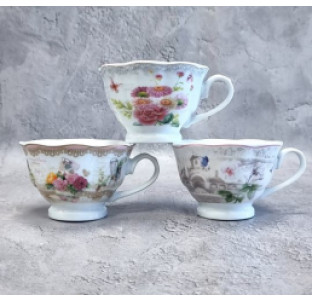 1752-08/У Чашка 200мл Англійський сад мікс без упак - фото