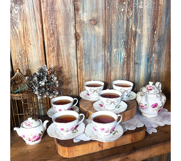 1779 Сервіз чайний 14пр. Бант (240мл, бл.15см, цук.350мл, чайн.1,3л) - фото 3