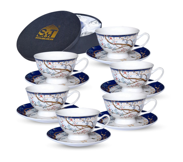 1996-00 Сервіз кавовий "Shepard" 12пр.  (90 мл, 11.5 см) - фото