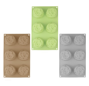 20005 Форма для випікання кексів 28.8*16.8*3.2см Пастель - фото