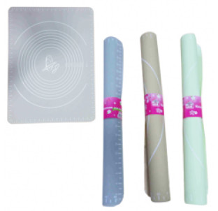 20077 Коврик для тіста 49*39,5см Пастель - фото